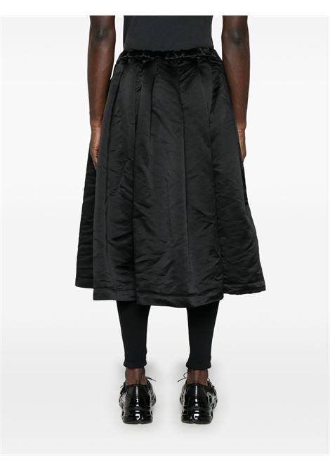 Black satin midi skirt Comme Des Garçons - unisex COMME DES GARCONS BLACK | 1OS0030521